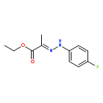 Propanoic acid,2-[2-(4-fluorophenyl)hydrazinylidene]-, ethyl ester