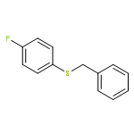 Benzene, 1-fluoro-4-[(phenylmethyl)thio]-