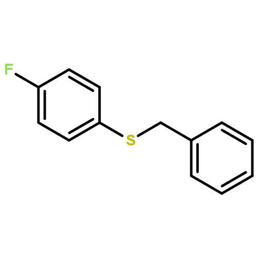 Benzene, 1-fluoro-4-[(phenylmethyl)thio]-