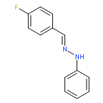 Benzaldehyde, 4-fluoro-, phenylhydrazone