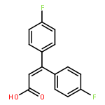 3,3-BIS(4-FLUOROPHENYL)PROP-2-ENOIC ACID 