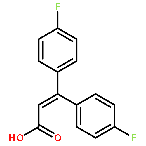 3,3-BIS(4-FLUOROPHENYL)PROP-2-ENOIC ACID 