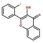 4H-1-BENZOPYRAN-4-ONE, 2-(2-FLUOROPHENYL)-3-HYDROXY-