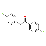 1,2-BIS(4-FLUOROPHENYL)ETHANONE (EN)ETHANONE, 1,2-BIS(4-FLUOROPHENYL)- (EN) 