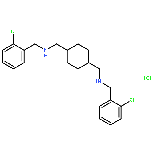 1,4-Cyclohexanedimethanamine,N1,N4-bis[(2-chlorophenyl)methyl]-, hydrochloride (1:2), trans-