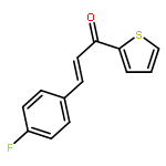 2-Propen-1-one, 3-(4-fluorophenyl)-1-(2-thienyl)-