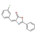 5(4H)-OXAZOLONE,4-[(3-FLUOROPHENYL)METHYLENE]-2-PHENYL- 