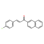 2-Propen-1-one, 3-(4-fluorophenyl)-1-(2-naphthalenyl)-