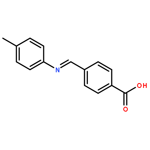 4-[(4-METHYLPHENYL)IMINOMETHYL]BENZOIC ACID 