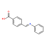 Benzoic acid, 4-[(phenylimino)methyl]-