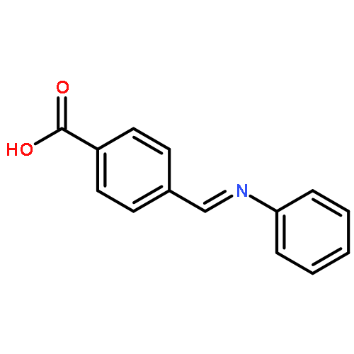 Benzoic acid, 4-[(phenylimino)methyl]-