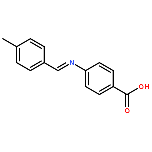 Benzoic acid, 4-[[(4-methylphenyl)methylene]amino]-