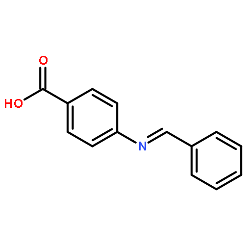 Benzoic acid, 4-[(phenylmethylene)amino]-