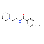 Benzamide, N-[2-(4-morpholinyl)ethyl]-4-nitro-