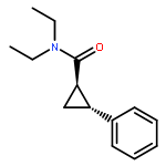 Cyclopropanecarboxamide, N,N-diethyl-2-phenyl-, (1R,2R)-rel-