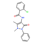 Benzamide,2-chloro-N-(2,3-dihydro-1,5-dimethyl-3-oxo-2-phenyl-1H-pyrazol-4-yl)-