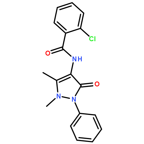 Benzamide,2-chloro-N-(2,3-dihydro-1,5-dimethyl-3-oxo-2-phenyl-1H-pyrazol-4-yl)-