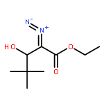 Pentanoic acid, 2-diazo-3-hydroxy-4,4-dimethyl-, ethyl ester