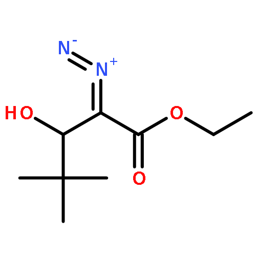 Pentanoic acid, 2-diazo-3-hydroxy-4,4-dimethyl-, ethyl ester