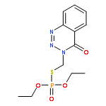 3-(DIETHOXYPHOSPHORYLSULFANYLMETHYL)-1,2,3-BENZOTRIAZIN-4-ONE 