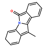 6H-ISOINDOLO[2,1-A]INDOL-6-ONE, 11-METHYL-