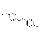 Benzenamine, 4-methoxy-N-[(4-nitrophenyl)methylene]-, (E)-