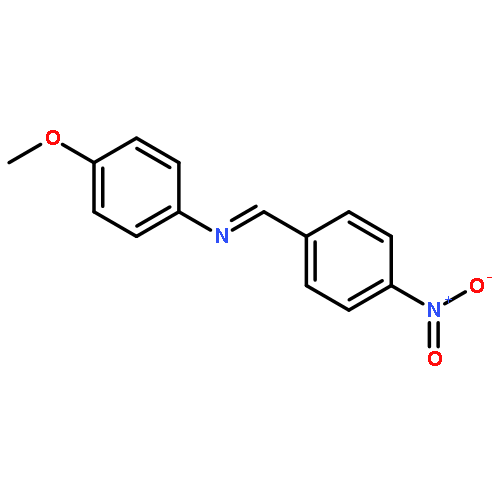 Benzenamine, 4-methoxy-N-[(4-nitrophenyl)methylene]-, (E)-