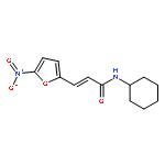 (2E)-N-cyclohexyl-3-(5-nitrofuran-2-yl)prop-2-enamide