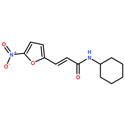 (2E)-N-cyclohexyl-3-(5-nitrofuran-2-yl)prop-2-enamide