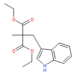 Propanedioic acid, (1H-indol-3-ylmethyl)methyl-, diethyl ester