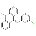 ACRIDINE, 9-[(3-CHLOROPHENYL)METHYLENE]-9,10-DIHYDRO-10-METHYL-