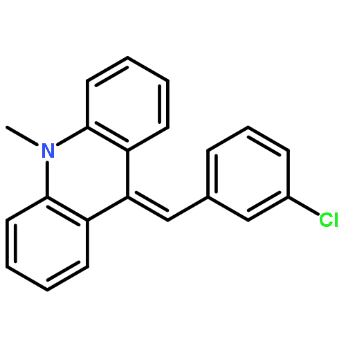 ACRIDINE, 9-[(3-CHLOROPHENYL)METHYLENE]-9,10-DIHYDRO-10-METHYL-