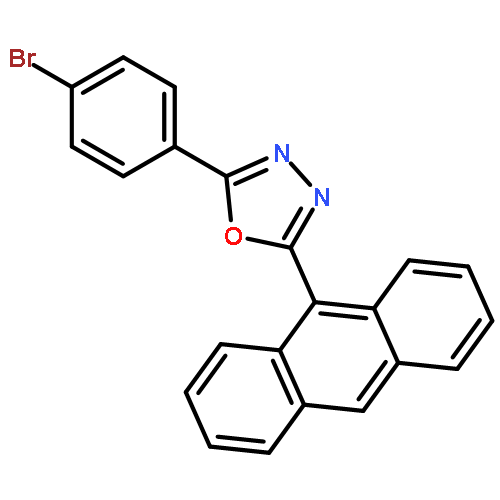 1,3,4-Oxadiazole, 2-(9-anthracenyl)-5-(4-bromophenyl)-