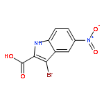 1H-Indole-2-carboxylic acid, 3-bromo-5-nitro-