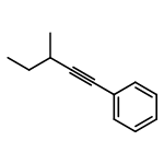 BENZENE, (3-METHYL-1-PENTYNYL)-