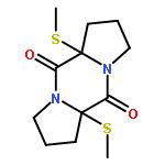 5a,10a-bis(methylsulfanyl)octahydro-5H,10H-dipyrrolo[1,2-a:1',2'-d]pyrazine-5,10-dione