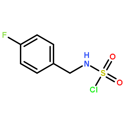 Benzenemethanamine, N-(chlorosulfonyl)-4-fluoro-