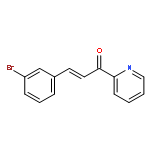 2-PROPEN-1-ONE, 3-(3-BROMOPHENYL)-1-(2-PYRIDINYL)-