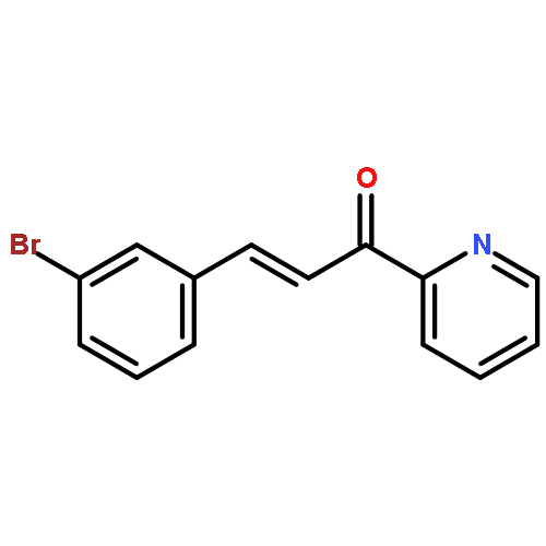 2-PROPEN-1-ONE, 3-(3-BROMOPHENYL)-1-(2-PYRIDINYL)-