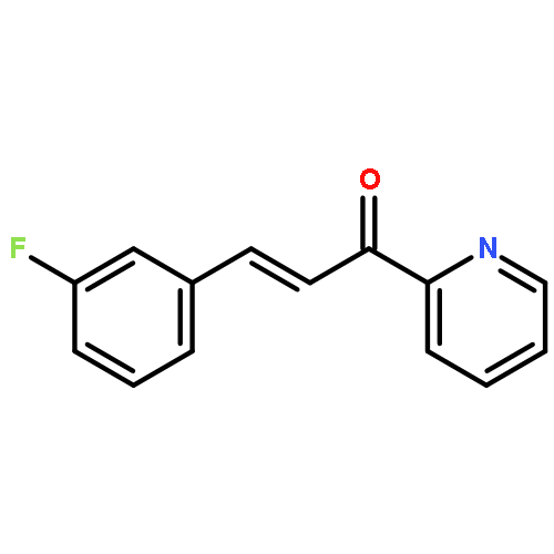 2-Propen-1-one, 3-(3-fluorophenyl)-1-(2-pyridinyl)-