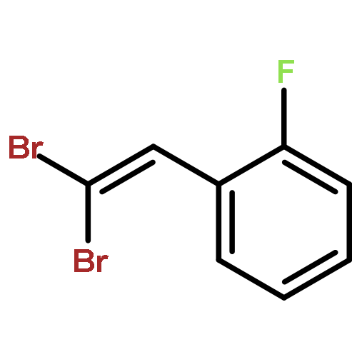 BENZENE, 1-(2,2-DIBROMOETHENYL)-2-FLUORO-