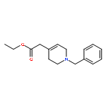 4-Pyridineacetic acid, 1,2,3,6-tetrahydro-1-(phenylmethyl)-, ethyl ester