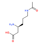 Hexanoic acid, 6-(acetylamino)-3-amino-, (S)-