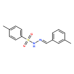 BENZENESULFONIC ACID, 4-METHYL-, [(3-METHYLPHENYL)METHYLENE]HYDRAZIDE