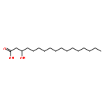 Heptadecanoic acid, 3-hydroxy-