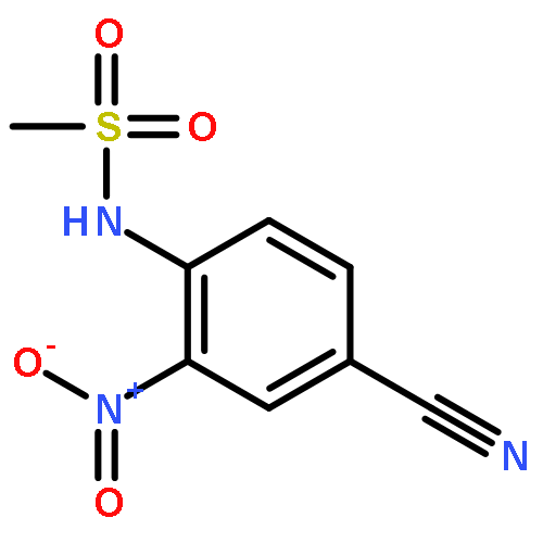 Methanesulfonamide, N-(4-cyano-2-nitrophenyl)-