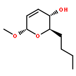 2H-Pyran-3-ol, 2-butyl-3,6-dihydro-6-methoxy-, (2R,3S,6S)-