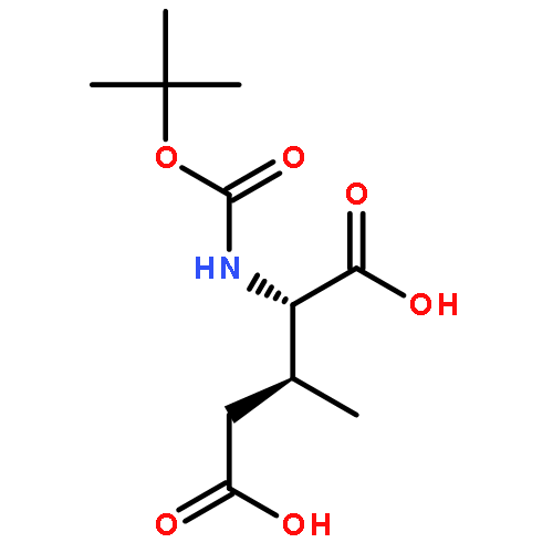 L-GLUTAMIC ACID, N-[(1,1-DIMETHYLETHOXY)CARBONYL]-3-METHYL-, (3S)-