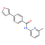 Benzamide, 4-(3-furanyl)-N-(6-methyl-2-pyridinyl)-