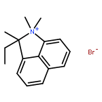 Benz[cd]indolium, 2-ethyl-1,2-dihydro-1,1,2-trimethyl-, bromide